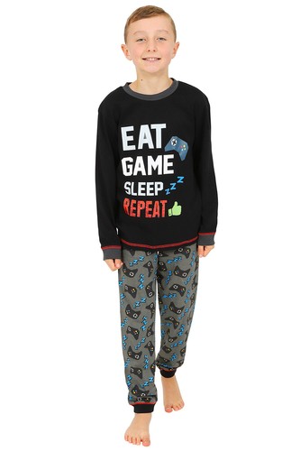 Pigiama lungo ragazzo mangia - lungo,