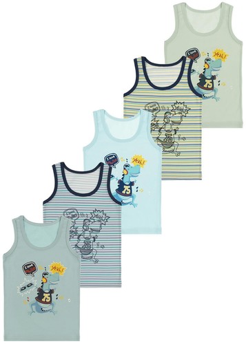 Canottiere ragazzo cotone - 5,