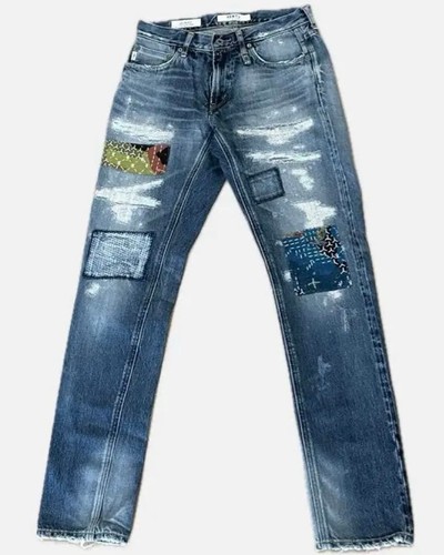 Jeans patchwork billionaire - patchwork,