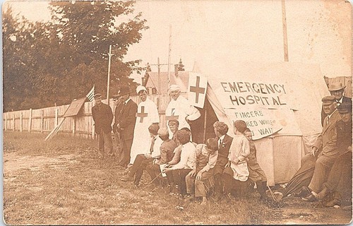 Tenda ospedale emergenza croce