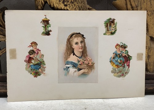 Stampa vittoriana con scaps